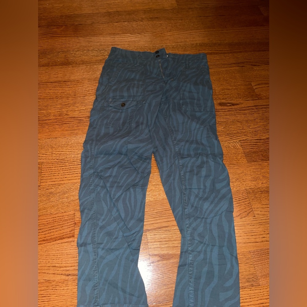 Anthropologie zebra print jeans